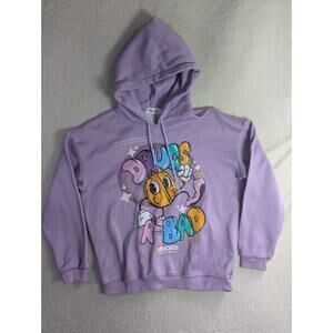 SpaceLine Hoodie Sweatshirt Mens Medium Drugs R Bad Retro Streetwear Pink